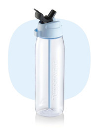 Tupperware Premium Pipetli Mavi Çocuk Suluk 750 ml
