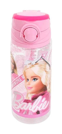 Frocx Barbie Pipetli Pembe Okul Çocuk Matara 500 ml