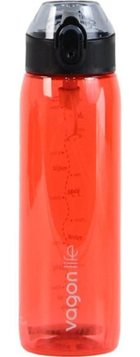 Vagonlife VGN-4102 Kırmızı Okul Çocuk Matara 600 ml