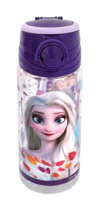 Frocx Frozen Pipetli Mor Okul Çocuk Matara 500 ml