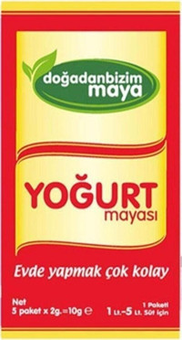 Doğadan Bizim Gıda Kuru Yoğurt Maya 5x2 gr