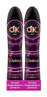 Okey Nirvana Su Bazlı Kayganlaştırıcı Jel 2x200 ml