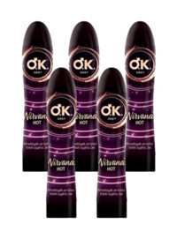 Okey Nirvana Su Bazlı Kayganlaştırıcı Jel 5x100 ml