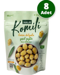 Komili Limon Dolgulu Zeytin Paket 8x170 gr