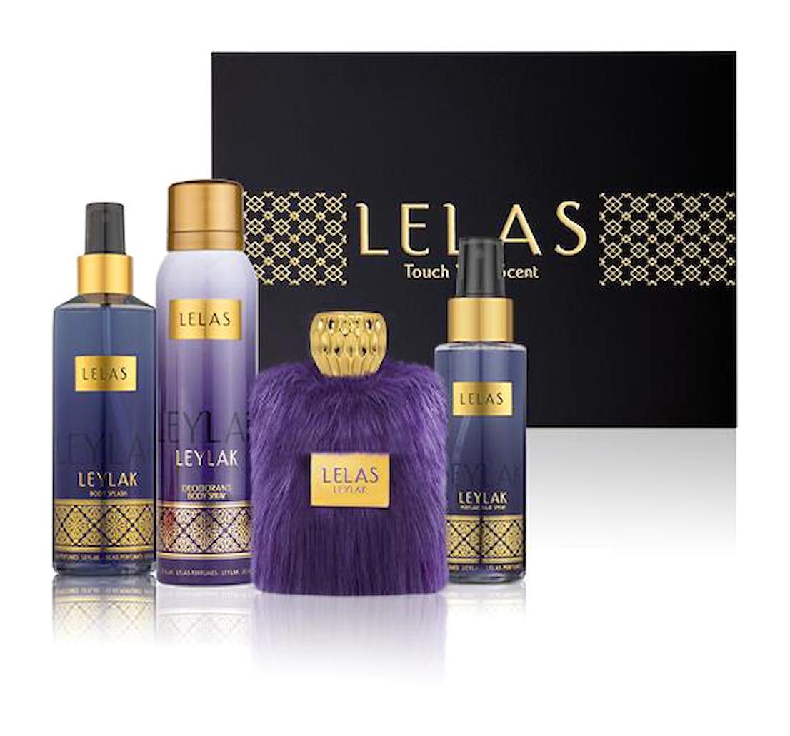 Lelas 1581 Leylak 4 Parça Kadın Parfüm Seti EDP