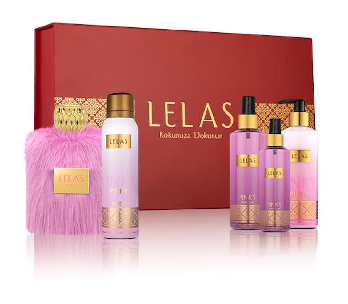 Lelas 1355 Pinky 5 Parça Kadın Parfüm Seti EDT