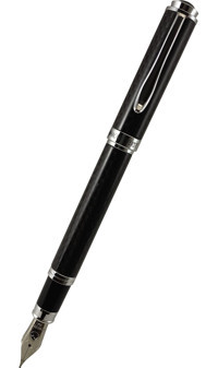 Monteverde 20th Anniversary Innova Chrome Kartuşlu-Pistonlu Metal Doldurulabilir M Siyah Dolma Kalem