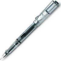 Lamy Vista 12 Kartuşlu-Pistonlu Pirinç Doldurulabilir M Beyaz-Şeffaf Dolma Kalem