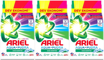 Ariel Matik Renkliler İçin 138 Yıkamalı Toz Deterjan 3x7 kg