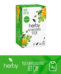 Herby Çekirdekli Fit Yeşil Organik Karışık Bitki Çayı 18 Adet