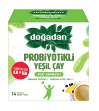 Doğadan Probiyotikli Yeşil Bitki Çayı 23.8 gr 2x14 Adet