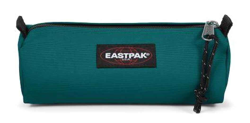 Eastpak Benchmark Single Peacock Yeşil Düz Bez Tek Gözlü Silindir Cüzdan Kalemlik