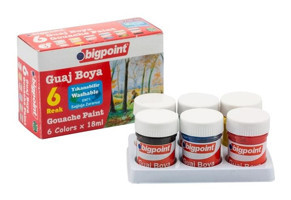 Bigpoint Çok Renkli 3x108 ml Guaj Boya Seti