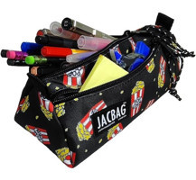 Jacbag Jac-02 Kırmızı-Sarı Bölmeli Çift Gözlü Cüzdan Kalemlik