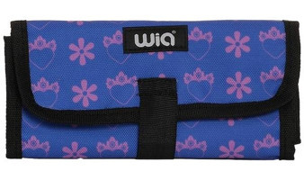 Wia Wklk7001-206 Mavi Katlanabilir Tek Gözlü Cüzdan Kalemlik