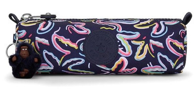 Kipling 1533024989 Lila-Siyah Bölmeli Çift Gözlü Cüzdan Kalemlik