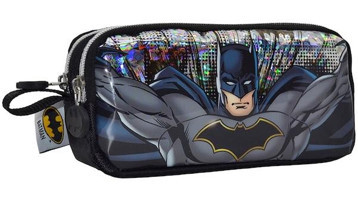 Batman 2019 Siyah Bölmeli Çift Gözlü Cüzdan Kalemlik