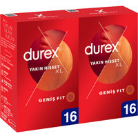 Durex Yakın Hisset İnce Prezervatif 2x16'lı