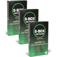 S-Box Geceler Geciktiricili Prezervatif 3x12'li
