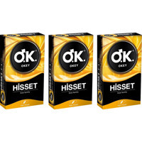 Okey Hisset İnce Prezervatif 3x10'lu