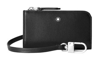 Montblanc 129700 Siyah Tek Gözlü Cüzdan Kalemlik