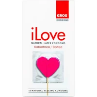 Eros iLove Kabartmalı Prezervatif 2x12'li