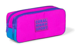 Coral High 22273 Pembe Bölmeli Çift Gözlü Cüzdan Kalemlik