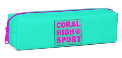 Coral High Yeşil Tek Gözlü Cüzdan Kalemlik