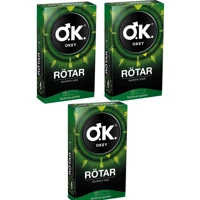 Okey Rötar Geciktiricili Prezervatif 3x10'lu