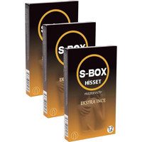 S-Box Hisset Ultra İnce Prezervatif 3x12'li