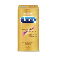 Durex Gerçek Dokunuş Latekssiz Prezervatif 12'li
