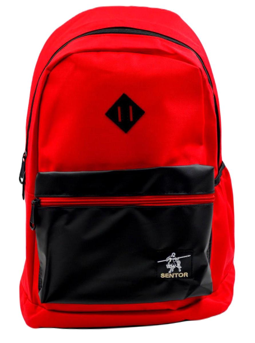 Sentor 50010 2 Gözlü Kırmızı Lise-Üniversite Unisex Sırt Çantası