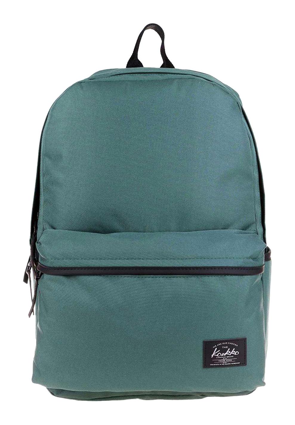 Kaukko K1402 3 Gözlü Petrol Yeşili Lise-Üniversite Unisex Sırt Çantası