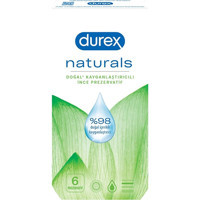 Durex Naturals İnce Prezervatif 6'lı