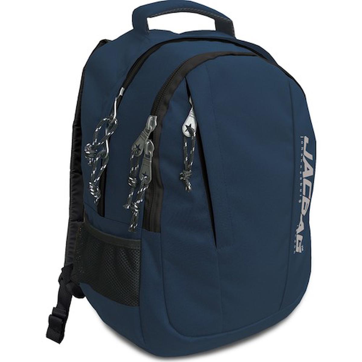 Jacbag Jac-28 3 Gözlü Lacivert Lise-Üniversite Unisex Sırt Çantası