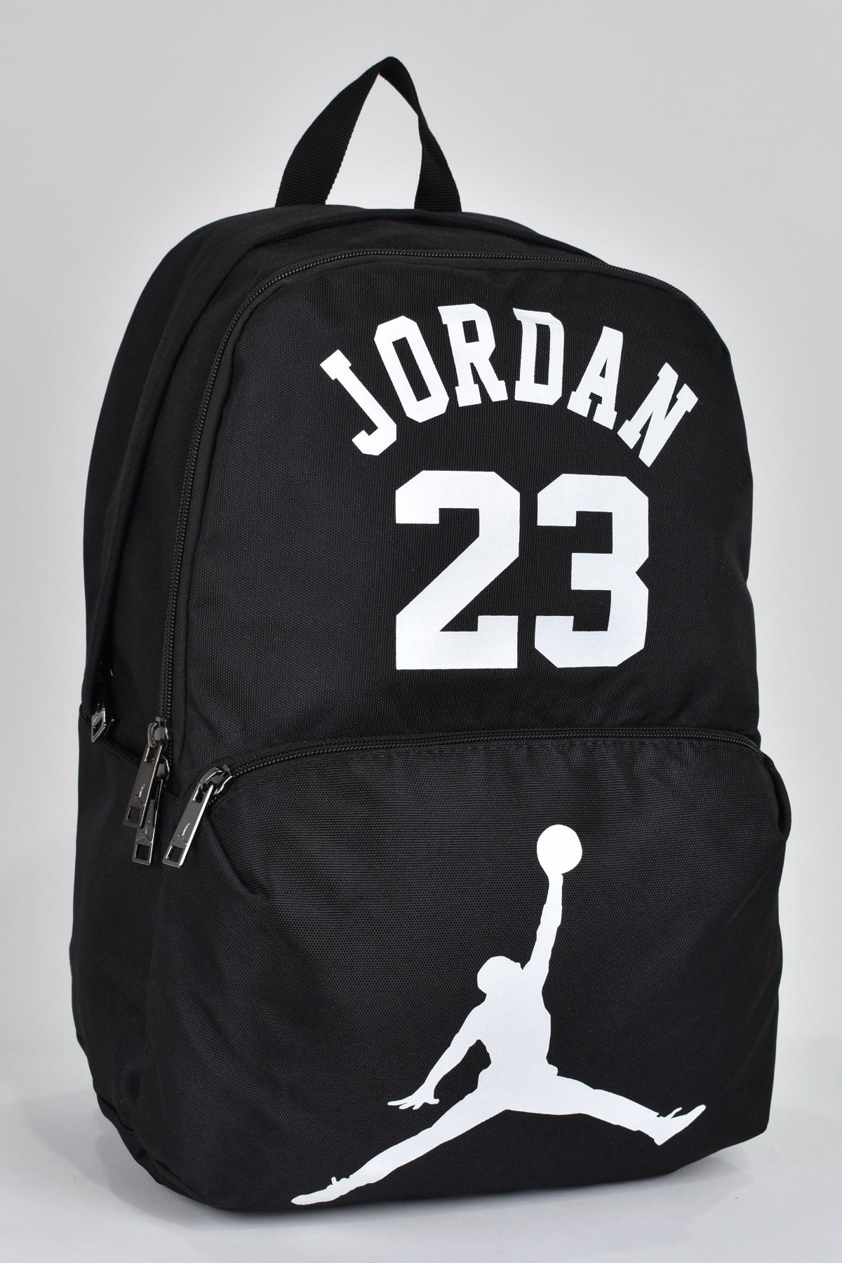 Jordan Q3085 Jordan 3 Gözlü Siyah Lise-Üniversite Unisex Sırt Çantası