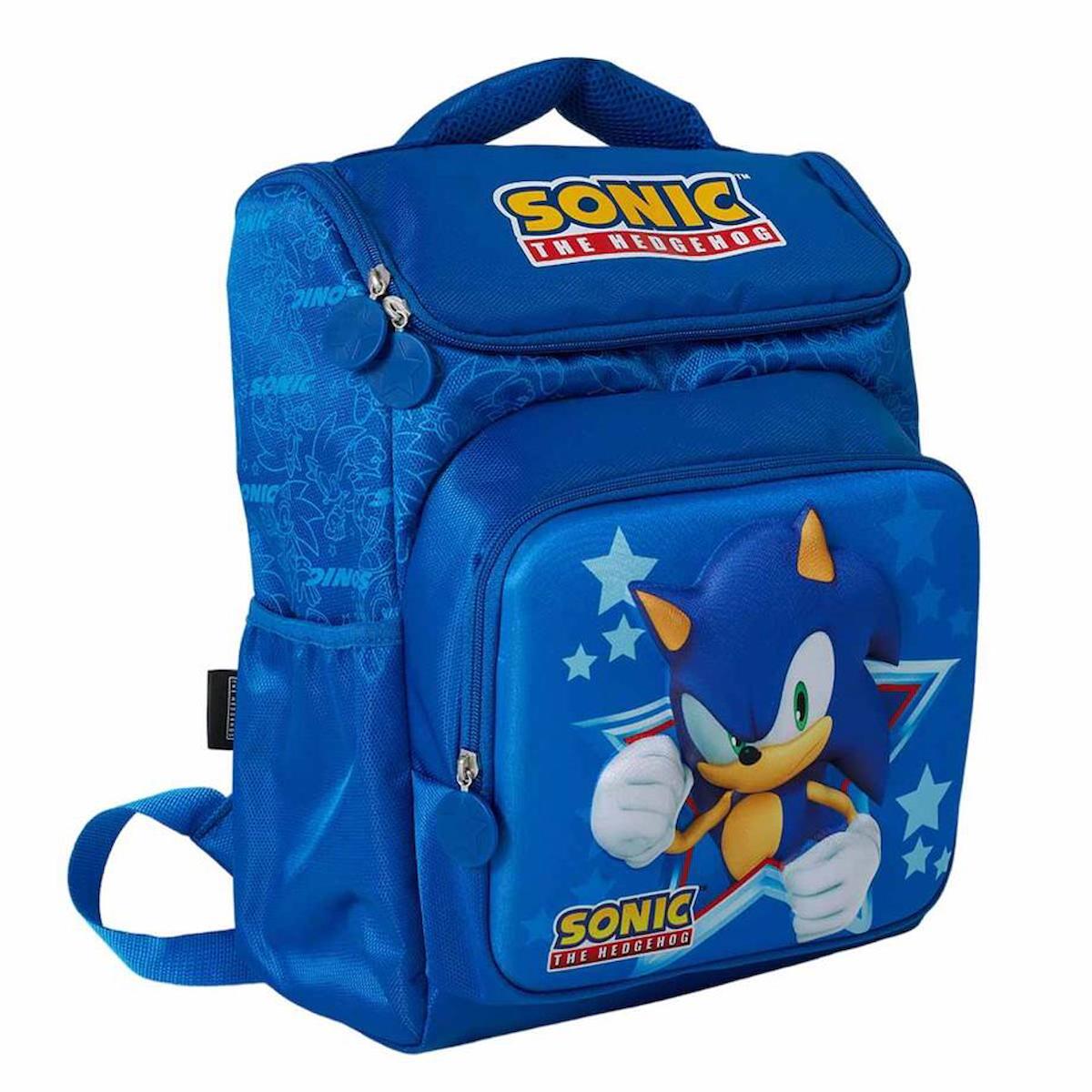 Wiggle 3205 Sonic 2 Gözlü Mavi İlkokul Erkek Sırt Çantası