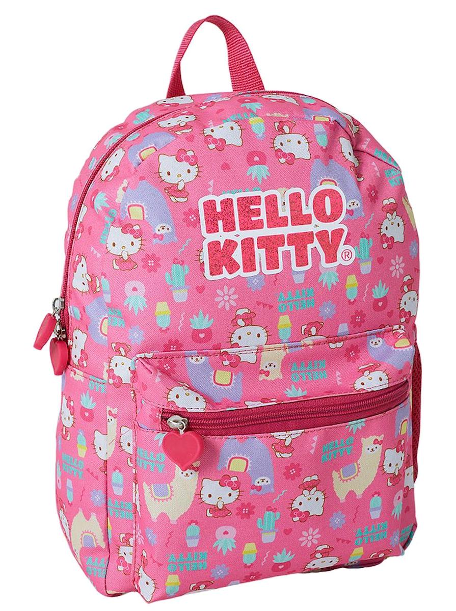 OBM 2222 Hello Kitty 2 Gözlü Pembe Anaokulu Kız Çocuk Sırt Çantası