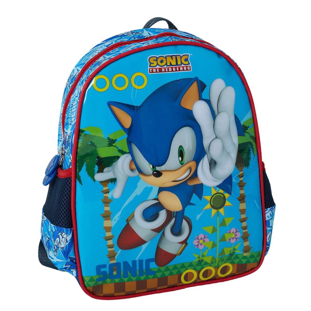 Wiggle 3210 Sonic Tek Gözlü Mavi Anaokulu Erkek Sırt Çantası