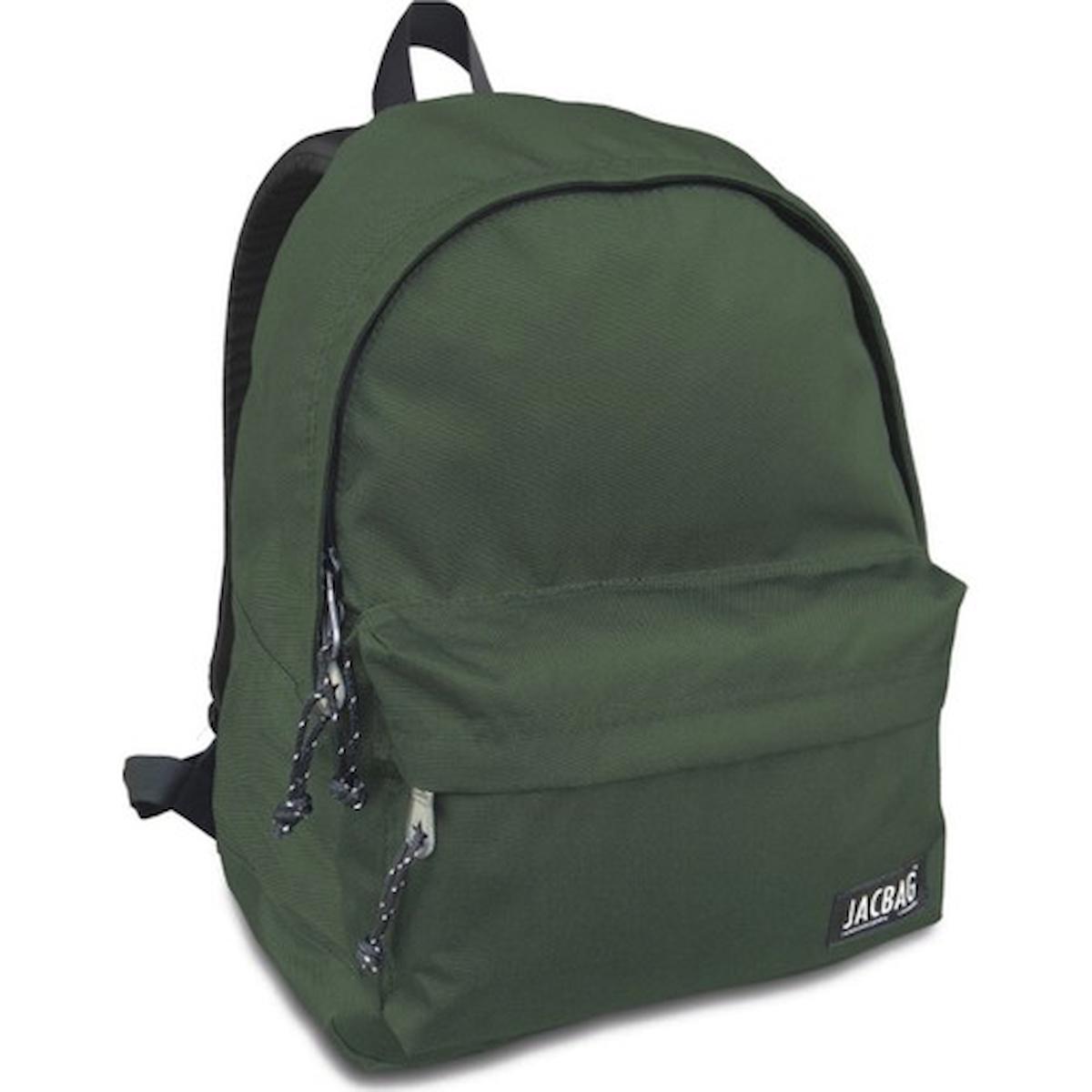 Jacbag JAC-12 2 Gözlü Haki Lise-Üniversite Unisex Sırt Çantası