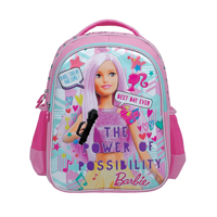 Frocx 5037 Barbie Mattel 4 Gözlü Pembe İlkokul Kız Çocuk Sırt Çantası