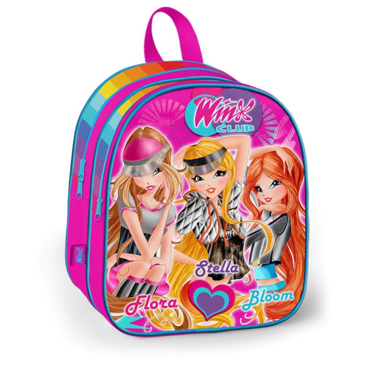 Yaygan Çanta 63252 Winx 2 Gözlü Çok Renkli Anaokulu Kız Çocuk Sırt Çantası