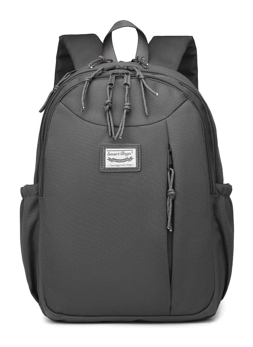 Smart Bags 3200 Çok Gözlü Gri Lise-Üniversite Unisex Sırt Çantası