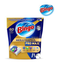 Bingo Akıllı Kapsül Pro Max Tablet Bulaşık Makinesi Deterjanı 60 Adet
