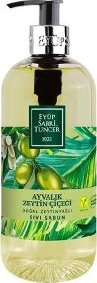 Eyüp Sabri Tuncer Ayvalık Zeytin Çiçeği Alkolsüz Vegan Parabensiz Organik Nemlendiricili 6'lı 500 ml Sıvı Sabun