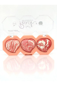 Aily Cosmetics Anylady Just Beach 3'lü Işıltılı Toz Allık Paketi