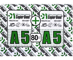 Copier Bond Vege A5 80 gr 10x500 Yaprak 10 Top Beyaz Fotokopi Kağıdı