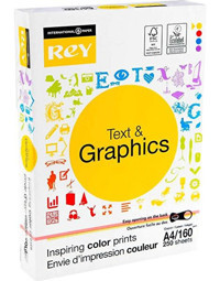 Rey A4 160 gr 250 Yaprak 1 Top Renkli Fotokopi Kağıdı
