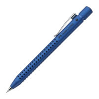 Faber-Castell Grip 2011 Silgili Plastik Metalik Mavi 0.7 mm Uçlu Versatil Kalem