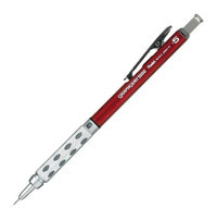 Pentel Graphgear 1000 Silgili Metal Metalik Kırmızı 0.5 mm Uçlu Versatil Kalem